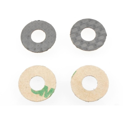 Ultra 1/10 TC Onroad uhlíkové podložky, 4 ks. pro 6mm sloupky