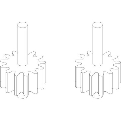 Turbo Racing Upgrade převodová kola C50 2 ks