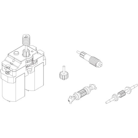 Turbo Racing Upgrade kovový set převodů C50