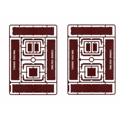 Turbo Racing Kontejner přívěsu C50 červený 1 ks