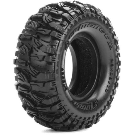 CR-MALLET 1.0 - Pneumatiky s vložkou pro 1/18 a 1/24 crawler, 2 ks