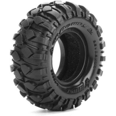 CR-ROWDY 1.0 - Pneumatiky s vložkou pro 1/18 a 1/24 crawler, 2 ks