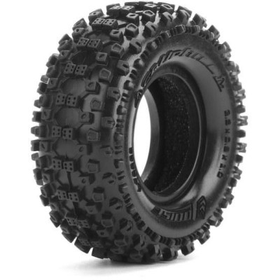 CR-UPHILL 1.0 - Pneumatiky s vložkou pro 1/18 a 1/24 crawler, 2 ks