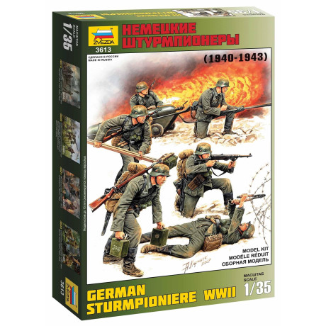 Model Kit figurky 3613 - German Sturmpioniere WWII (re-release) (1:35)