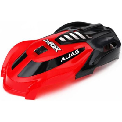 Traxxas kabina červená, vrut 1.6x5 (3): LaTrax Alias