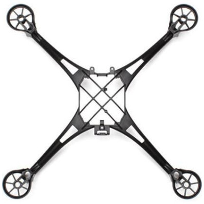 Traxxas hlavní šasi černé: LaTrax Alias