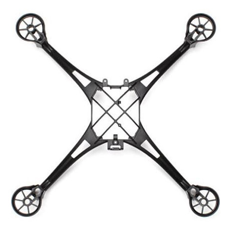 Traxxas hlavní šasi černé: LaTrax Alias