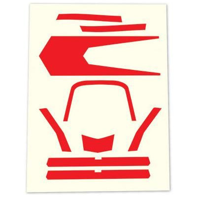 Traxxas samolepky červené: Aton