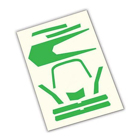 Traxxas samolepky zelené: Aton