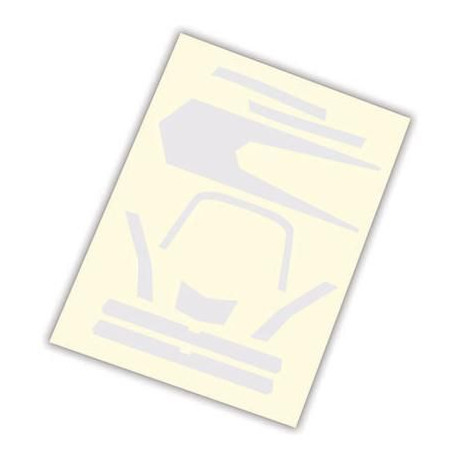 Traxxas samolepky bílé: Aton