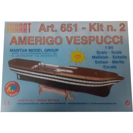 Mantua Model Amerigo Vespucci 1:84 sada č.2 kit