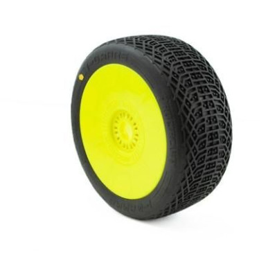 I-BARRS V3 BUGGY C2 (SOFT) nalepené gumy, žluté disky, 2 ks.