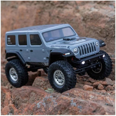 Axial SCX24 Jeep Wrangler JLU CRC 2019 V3 1:24 4WD RTR šedý