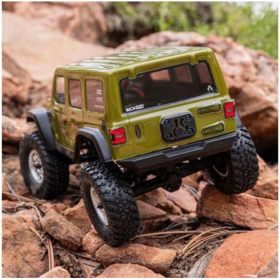 Axial SCX24 Jeep Wrangler JLU CRC 2019 V2 1:24 4WD RTR zelený