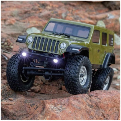 Axial SCX24 Jeep Wrangler JLU CRC 2019 V2 1:24 4WD RTR zelený