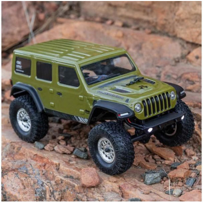 Axial SCX24 Jeep Wrangler JLU CRC 2019 V2 1:24 4WD RTR zelený