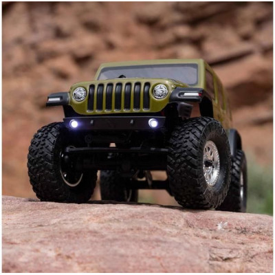 Axial SCX24 Jeep Wrangler JLU CRC 2019 V2 1:24 4WD RTR zelený