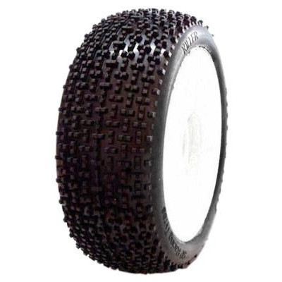 1/8 KILLER COMPETITION OFF ROAD gumy nalepené gumy, EXTRA SUPER S. směs, bílé disky, 2ks.