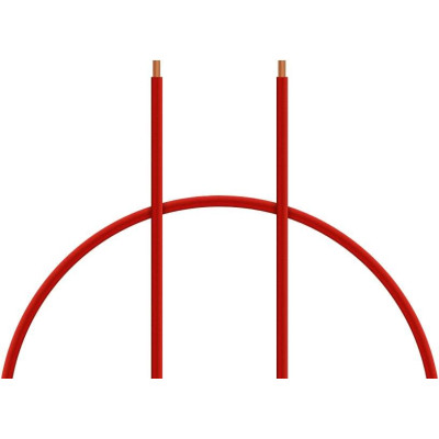 Kabel silikon 6.0mm2 1m (červený)