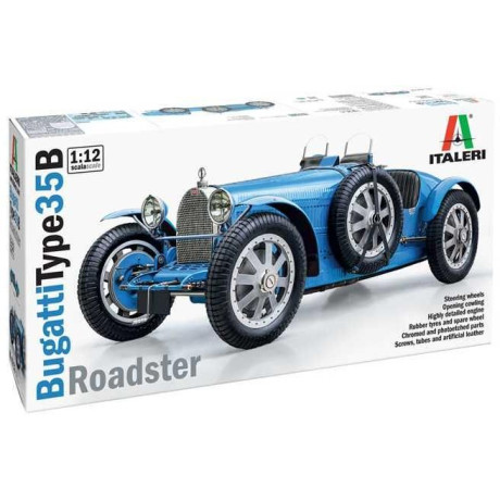 Model Kit auto 4713 - Bugatti 35 B Roadster (1:12)