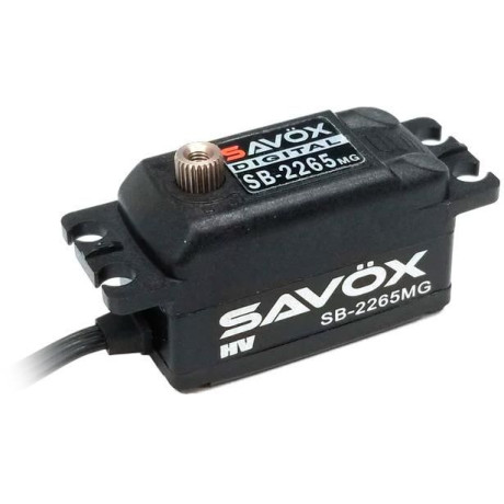 SB-2265MG BRUSHLESS HiVolt digitální servo - LOW PROFILE (17kg-0,07s/60°)