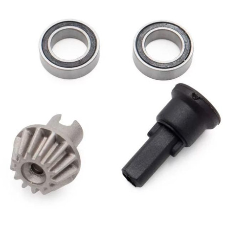 Pastorek přední převodovky s unašečem a ložisky Funtek GT16E