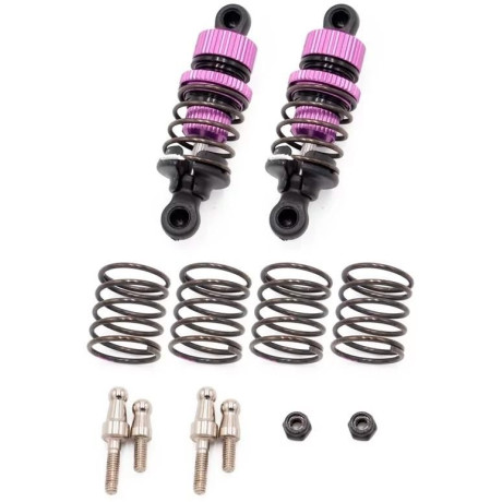 Hliníkové nastavitelné olejové tlumiče (2ks) Funtek GT16E