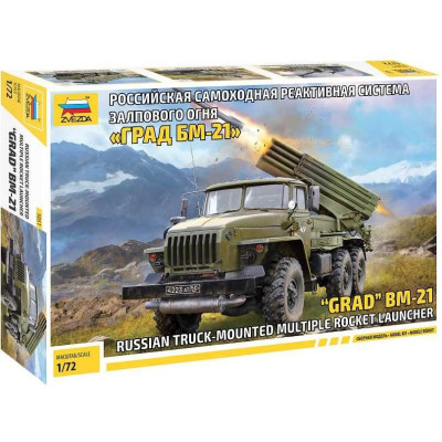 Model Kit military 5051 - BM-21 Grad 1 Rocket Launcher (1:72)