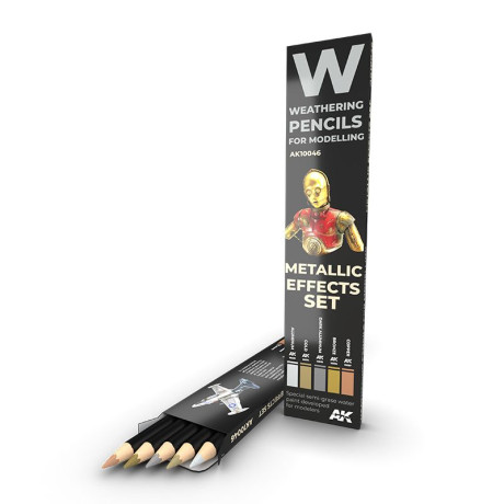 WATERCOLOR PENCIL SET METALLICS: EFFECT SET