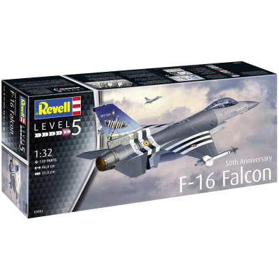 Plastic ModelKit letadlo 03802 - 50th Anniversary F-16 Falcon (1:32)