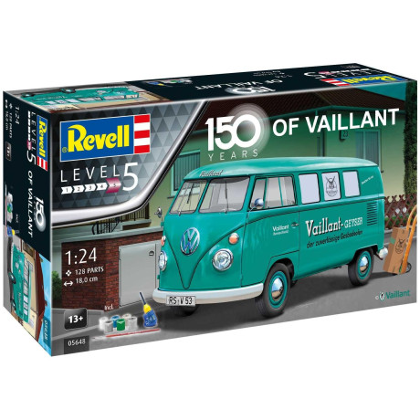 Gift-Set auto 05648 - 150 Years of Vaillant (VW T1 Bus) (1:24)
