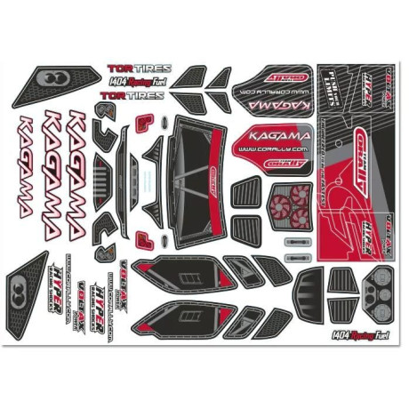 Arch samolepek - Kagama - červená