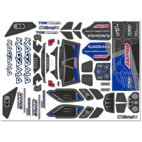 Arch samolepek - Kagama - modrá