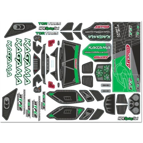 Arch samolepek - Kagama - zelená