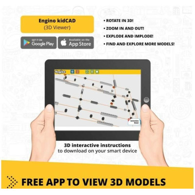 Engino Creative Builder 120 modelů + motor