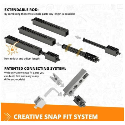 Engino Creative Builder 50 modelů + motor