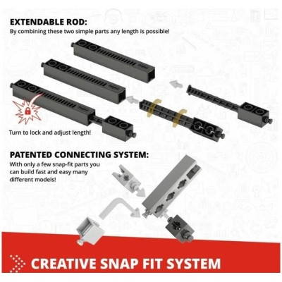 Engino Creative Builder 90 modelů + motor