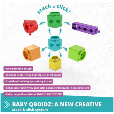 Engino Baby Qboidz Moje první kroky - malý set