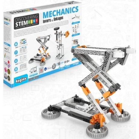 Engino Stem Mechanics páky a propojení