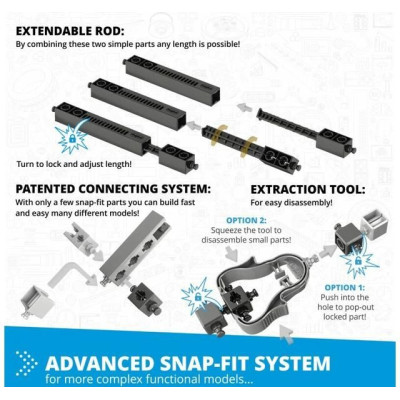Engino Stem Mechanics páky a propojení