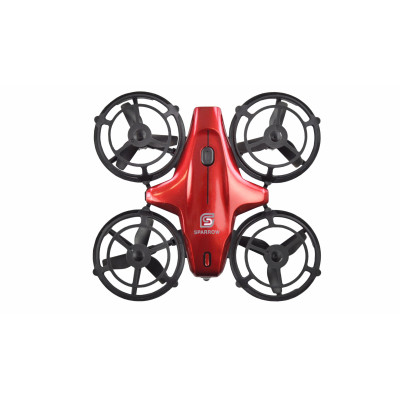 Amewi Sparrow Mini Drone with Control Sensors - červený