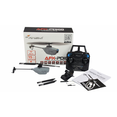 Amewi AFX-PD100 4-CH HELICOPTER WITH HD-CAM 6G 2,4GHZ, RTF