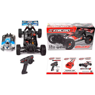 SYNCRO-4 - BUGGY 4WD 3-4S - RTR - modrá