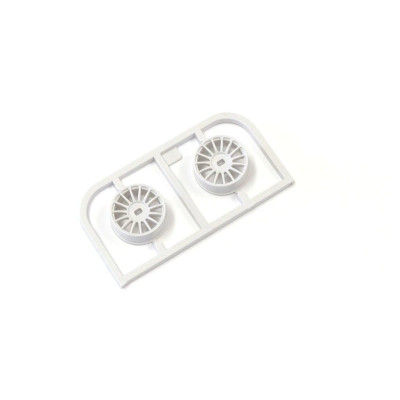Kyosho Wheels Set White Mini-Z AWD - Narrow 0 Offset (2)