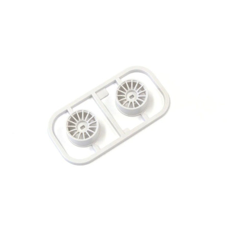 Kyosho Wheels Set White Mini-Z AWD - Wide 0 Offset (2)