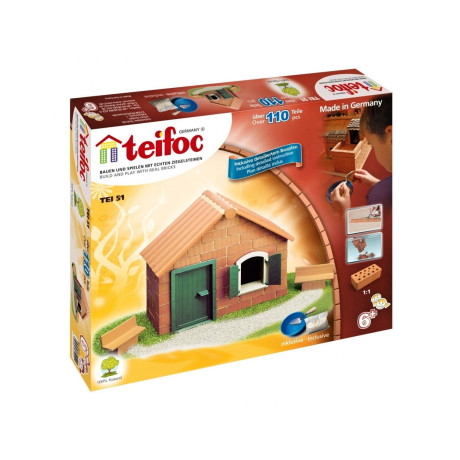 Stavebnica Teifoc Domček Daniel 110 ks v krabici 35x29x4,5cm