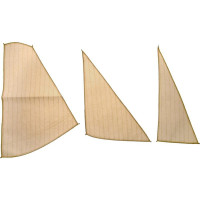 Előre varrott vitorlák készlete hajóépítéshez - MAMOLI Catalina 1876 1:35.