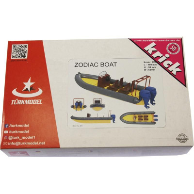 Türkmodel Zodiac nafukovací člun 1:50 kit