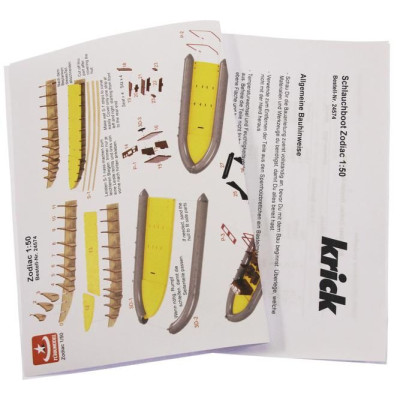 Türkmodel Zodiac nafukovací člun 1:50 kit