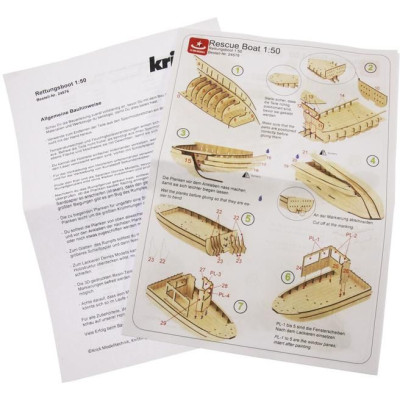 Türkmodel záchranný člun 1:50 kit